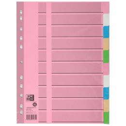 Oxford Tauenpapier-Register, blanko, A4, farbig, 10-teilig