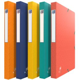 Oxford Sammelbox Bicolor Recyc+, DIN A4, farbig sortiert