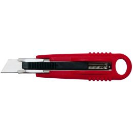 WEDO Safety-Cutter Standard, Klinge: 18 mm, rot/schwarz