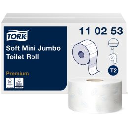 TORK Minirollen-Toilettenpapier Jumbo, 3-lagig, wei, 120 m