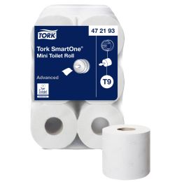 TORK Großrollen-Toilettenpapier SmartOne Mini, weiß, 111,6 m