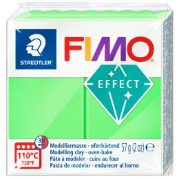 FIMO EFFECT Modelliermasse, ofenhrtend, neongrn, 57 g