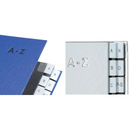 PAGNA Pultordner Color, DIN A4, A - Z, 24 Fcher, blau