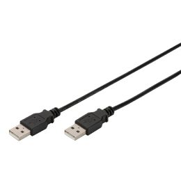 DIGITUS USB 2.0 Anschlusskabel, USB-A - USB-A Stecker, 1,0 m
