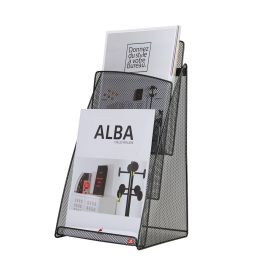 ALBA Tisch-Prospekthalter MESHPREZA4, DIN A4, Drahtmetall