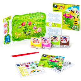 FIMO kids Modellier-Set Form & Play Happy bees, Level 3