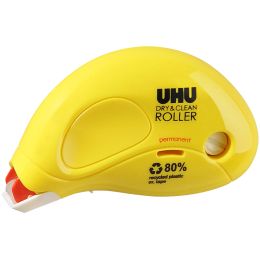 UHU Kleberoller Dry & Clean Roller, permanent