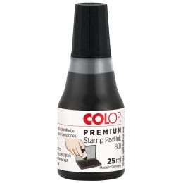 COLOP Stempelfarbe 801, fr Stempelkissen, 25 ml, schwarz