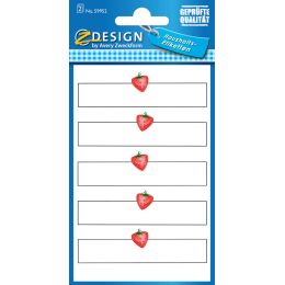 ZDesign HOME Haushalts-Etiketten Erdbeere