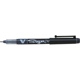 PILOT Faserschreiber V Sign Pen, schwarz,Strichstärke: 0,6mm