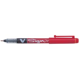 PILOT Faserschreiber V Sign Pen, schwarz,Strichstrke: 0,6mm