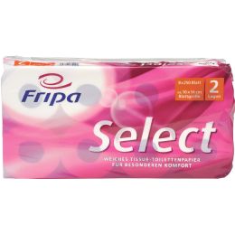 Fripa Toilettenpapier Select, 4-lagig, hochweiß