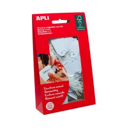 agipa Warenanhänger - Kleinpackung, Maße: 22 x 35 mm, weiß