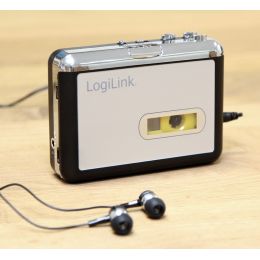 LogiLink Walkman, mit Konverter Funktion, schwarz/silber