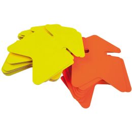 agipa Symbol-Etiketten Pfeil, gelb/orange, 160 x 240 mm