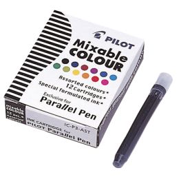 PILOT Tintenpatronen für Füllhalter Parallel Pen, blau