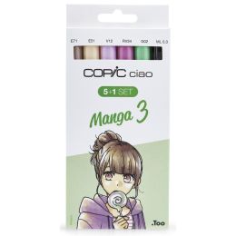 COPIC Marker ciao, 5+1 Set Manga 3