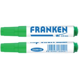 FRANKEN Flipchart Marker, Strichstrke: 2-6 mm, blau