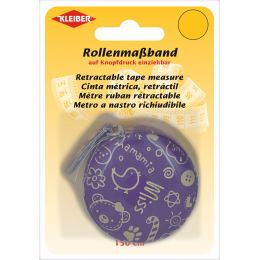 KLEIBER Schneider-Rollmaband, 150 cm, schwarz