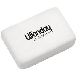 Wonday Kunststoff-Radierer RECTANGO 40, wei