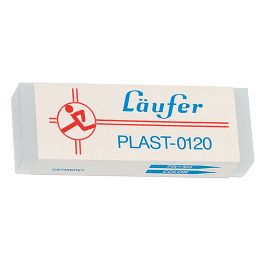 Läufer Kunststoff-Radierer PLAST-0120, transparent