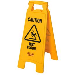 Rubbermaid Warnschild Caution Wet Floor, mehrsprachig