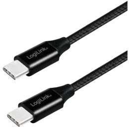 LogiLink USB 2.0 Kabel, USB-C - USB-C Stecker, 0,3 m