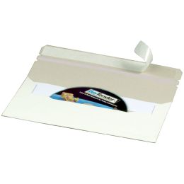 SMARTBOXPRO CD/DVD-Brief, DIN lang, mit Fenster links, weiß