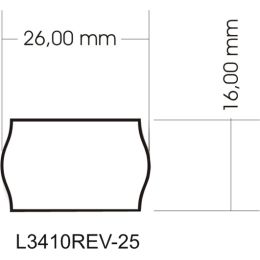 AVERY Zweckform Stick+Lift Preis-Etiketten, 26 x 16 mm, wei