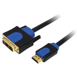 LogiLink HDMI Kabel High Speed, HDMI - DVI-D, 2 m