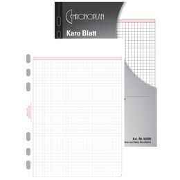 CHRONOPLAN Karo Blatt, Midi, 25 Blatt, 80 g/qm