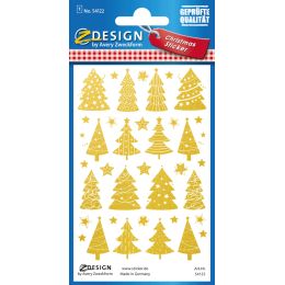 AVERY Zweckform ZDesign Weihnachts-Sticker Goldengel