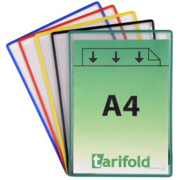 tarifold Sichttafel Standard, DIN A4, farbig sortiert