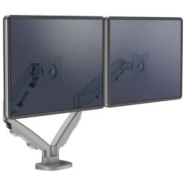 Fellowes TFT-/LCD-Doppel-Monitorarm Eppa, silber
