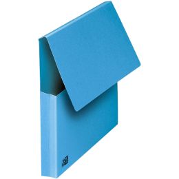 Oxford Dokumententasche, DIN A4, Karton, blau