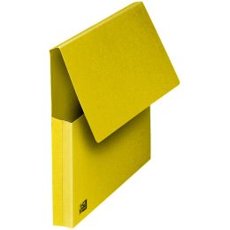 Oxford Dokumententasche, DIN A4, Karton, gelb