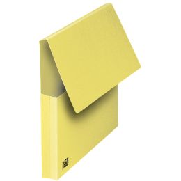 Oxford Dokumententasche, DIN A4, Karton, pastell-gelb
