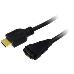 LogiLink HDMI Verlngerungskabel 1.4, schwarz, 5,0 m
