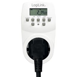 LogiLink Digitale Zeitschaltuhr, IP20, wei