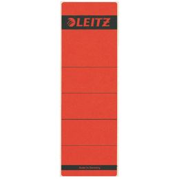 LEITZ Ordnerrücken-Etikett, 61 x 192 mm, kurz, breit, rot
