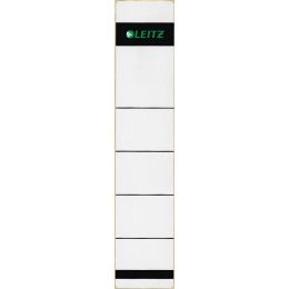LEITZ Ordnerrücken-Etikett, 39 x 192 mm, kurz, schmal, grau
