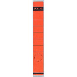LEITZ Ordnerrcken-Etikett, 39 x 285 mm, lang, schmal, rot