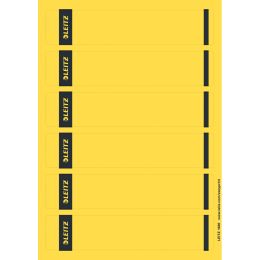 LEITZ Ordnerrcken-Etikett, 39 x 192 mm, kurz, schmal, grau