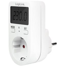 LogiLink Energiekosten-Messgerät, 3 Funktionen, weiß