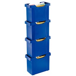LEITZ Mini-Aktei Hängeregistratur-Box Plus, blau