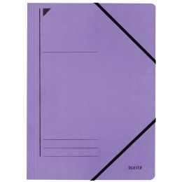 LEITZ Eckspannermappe, DIN A4, Karton 450 g/m, violett