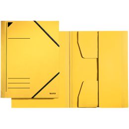 LEITZ Eckspannermappe, DIN A4, Karton 320 g/qm, gelb