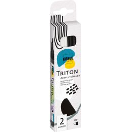 KREUL Acrylmarker TRITON Acrylic Marker, 2er-Set