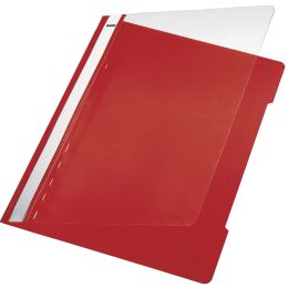 LEITZ Schnellhefter Standard, DIN A4, PVC, rot
