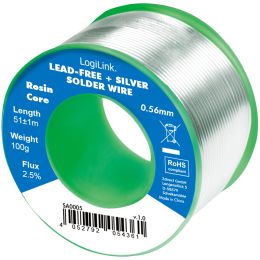 LogiLink Ltdraht, Durchmesser: 1 mm, 0,7% Kupfer, 12,5 g